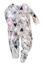 Load image into Gallery viewer, GIRL SIZE 2 YEARS - CARTER&#39;S, Soft Fleece, Sleep &amp; Play One-piece VGUC B32