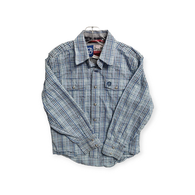 BOY SIZE MEDIUM (8 YEARS) GEORGE STRAIT, Cowboy Collection, Long-sleeve Dress Shirt EUC B33