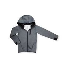 Load image into Gallery viewer, BOY SIZE MEDIUM (7/8 YEARS) ATHLETIC WORKS, Zippered Athletic Jacket, Hooded EUC B35