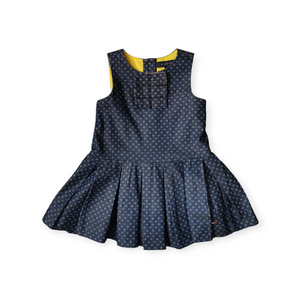 BABY GIRL SIZE 12 MONTHS - TOMMY HILFIGER A-line Pleated Tennis Dress EUC B37