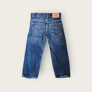 BOY SIZE 5 YEARS - LEVI'S, 549 Relaxed Fit, Distressed Jeans VGUC B48