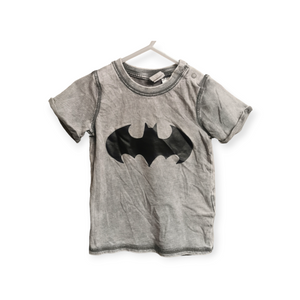 BABY BOY SIZE 9/12 MONTHS - H&M, Super Soft Batman T-shirt EUC B49