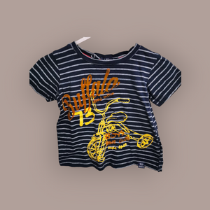 BABY BOY SIZE 12 MONTHS - BUFFALO, Graphic T-shirt EUC B49
