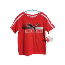 Load image into Gallery viewer, BOY SIZE 3 YEARS - PUMA, Soft Red &amp; White T-shirt NWT B49