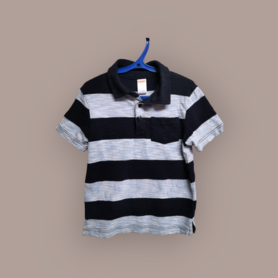 BOY SIZE 7 YEARS - GYMBOREE, Soft Cotton, Polo T-shirt EUC B50