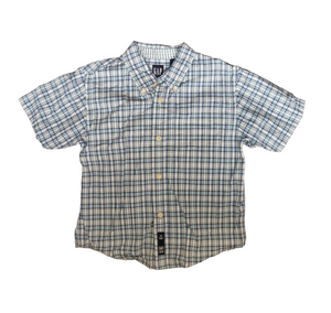BOY SIZE XS (4/6 YEARS) - Baby GAP, Casual, Shortsleeve Dress Shirt EUC B50