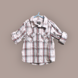 BOY SIZE 4/5 YEARS - H&M, Casual Dress Shirt VGUC B50