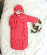 Load image into Gallery viewer, BABY GIRL SIZE 6/9 MONTHS - MEXX Baby, Warm Bunting Snowsuit with Car Seat Access EUC B11