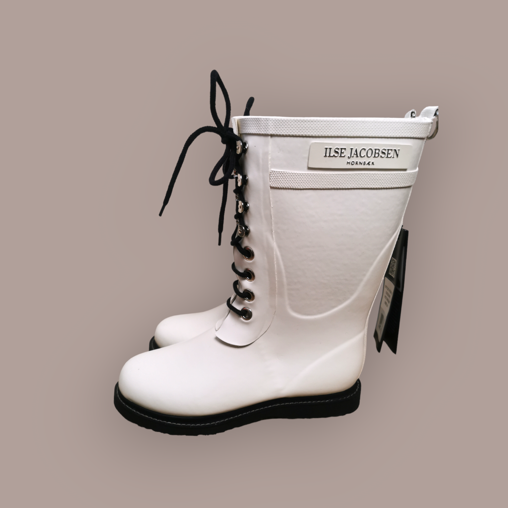 WOMENS SIZE 38 7.5 to 8.5 ILSE JACOBSEN 3 4 Rubber Fleece Lined Rain Winter Boots NWT B53