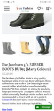 Load image into Gallery viewer, WOMENS SIZE 38 (7.5 to 8.5) - ILSE JACOBSEN, 3/4 Rubber Boots NWT B53