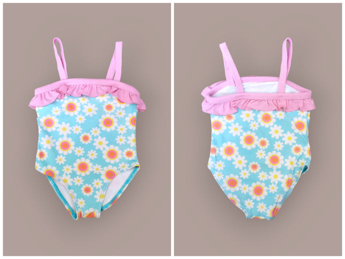 BABY GIRL SIZE 6/12 MONTHS GEORGE, One-piece, Floral Swimsuit