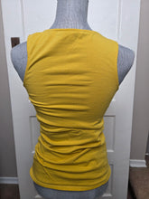 Load image into Gallery viewer, WOMENS SIZE MEDIUM - RW &amp; CO, Rouched Tank Top, Yellow EUC B63
