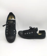 Load image into Gallery viewer, WOMENS SIZE 7 - Converse Chuck Taylor All Star Low / Black EUC B61