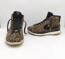 Load image into Gallery viewer, WOMENS SIZE 8 US - NIKE High Top Blazer Inspired Golf Shoes Leopard Print EUC B60