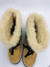 Load image into Gallery viewer, WOMENS SIZE 9.5 US - SOREL, Tan / Black Suede Waterproof Winter Boots EUC B60