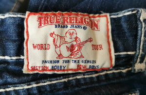 BOY SIZE 3 YEARS - TRUE RELIGION (Bobby) Non-stretch, Boot-cut Jeans EUC B47