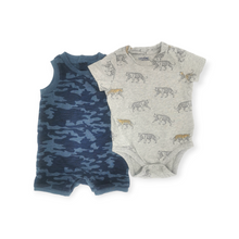 Load image into Gallery viewer, BABY BOY SIZE 6/12 MONTHS - Baby GAP &amp; JOE FRESH, 2 Pack Summer Onesies VGUC B7