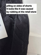 Load image into Gallery viewer, WOMENS SIZE 4 - Glamorous, black satin lounge shorts NWT B63