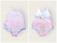 Load image into Gallery viewer, BABY GIRL SIZE 3/6 MONTHS - JOE FRESH, One-piece, Ruffled Swimsuit EUC B47
