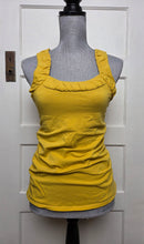 Load image into Gallery viewer, WOMENS SIZE MEDIUM - RW &amp; CO, Rouched Tank Top, Yellow EUC B63