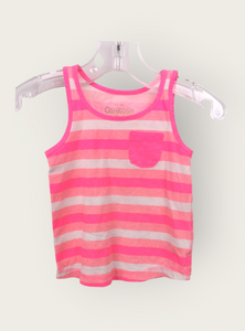 BABY GIRL SIZE 12 MONTHS - OSHKOSH / LITTLE TEEZ, 2 PACK Cotton Tank Tops NWT / NWOT B47