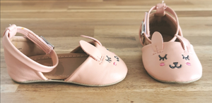 BABY GIRL SIZE 6-12 MONTHS OLD NAVY BUNNY FLATS - LIKE NEW CONDITION - Faith and Love Thrift