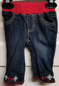 BABY GIRL 3-6 MONTHS GYMBOREE JEANS EUC - Faith and Love Thrift