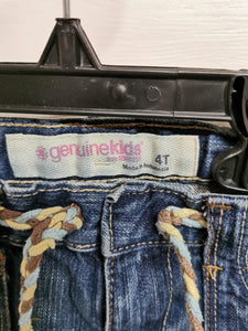 GIRL SIZE 4T GENUINE KIDS JEANS EUC - Faith and Love Thrift