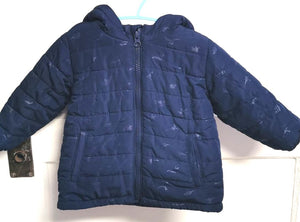 BABY BOY 12-18 MONTHS GAP HOODED FALL JACKET - LIKE NEW CONDITION - Faith and Love Thrift