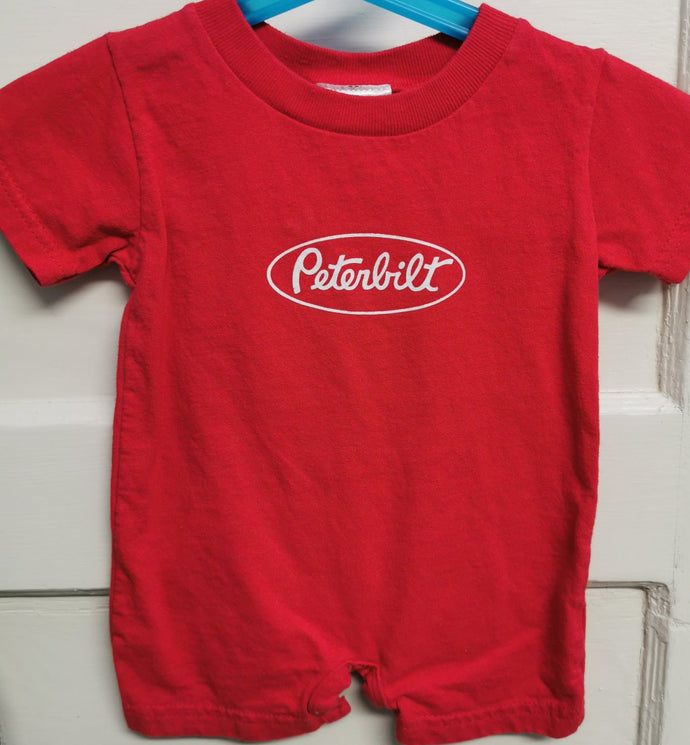 BABY BOY SIZE 6 MONTHS PETERBUILT SUMMER ROMPER EUC - Faith and Love Thrift