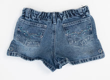 Load image into Gallery viewer, GIRL SIZE 4 FRIENDS DENIM SHORTS VGUC - Faith and Love Thrift
