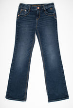Load image into Gallery viewer, GIRL SIZE 12 JUSTICE BOOTCUT JEANS EUC - Faith and Love Thrift