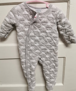BABY BOY SIZE 6-9 MONTHS ROCK A BYE BABY WINTER ONE-PIECE EUC - Faith and Love Thrift