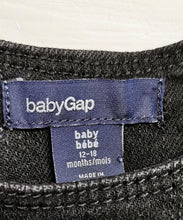 Load image into Gallery viewer, BABY GIRL SIZE 12-18 MONTHS THE GAP BLACK DENIM DRESS VGUC - Faith and Love Thrift