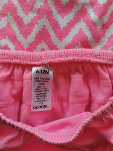 BABY GIRL 6-12 MONTHS GEORGE 2-PIECE SET NWOT - Faith and Love Thrift