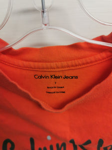 BOY SIZE 7 YEARS CALVIN KLEIN V-NECK TOP EUC - Faith and Love Thrift