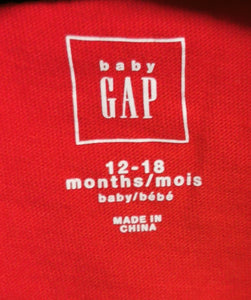 BOY 12-18 MOS BABYGAP GRAPHIC TEE - LIKE NEW CONDITION - Faith and Love Thrift