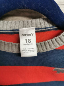 BABY BOY 18 MONTHS CARTER'S KNIT SWEATER EUC - Faith and Love Thrift