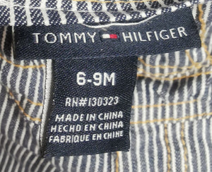 BABY BOY SIZE 6-9 MONTHS TOMMY HILFIGER OVERALLS EUC - Faith and Love Thrift