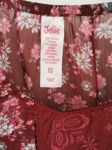 GIRL SIZE 12 JUSTICE BOHO DRESS TOP EUC - Faith and Love Thrift