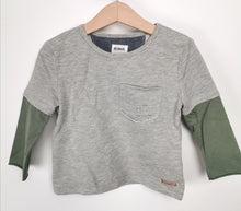 Load image into Gallery viewer, BOY SIZE 3T HUDSON LONG-SLEEVE T-SHIRT EUC - Faith and Love Thrift