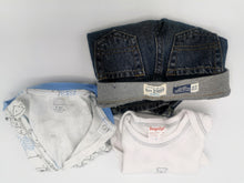 Load image into Gallery viewer, BABY BOY SIZE 6/9 MONTHS 3 PIECE MULTI-PACK EUC - Faith and Love Thrift