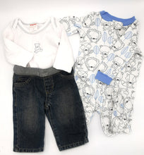 Load image into Gallery viewer, BABY BOY SIZE 6/9 MONTHS 3 PIECE MULTI-PACK EUC - Faith and Love Thrift