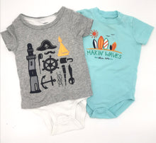 Load image into Gallery viewer, BABY BOY SIZE 12-18 MONTHS MIX N MATCH SUMMER TOPS EUC - Faith and Love Thrift