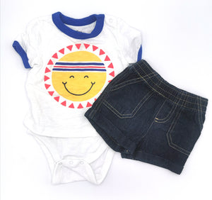 BABY BOY SIZE 3-6 MONTHS MIX N MATCH SUMMER OUTFIT EUC - Faith and Love Thrift