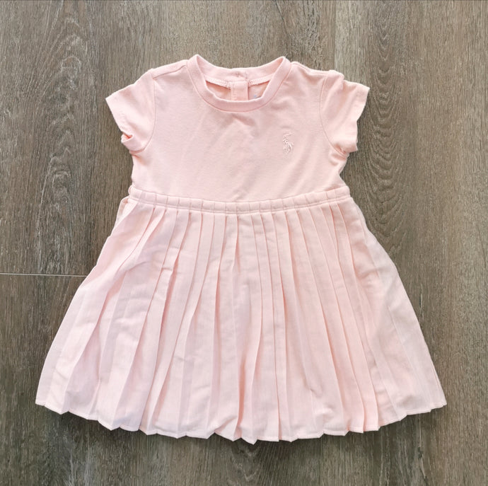 BABY GIRL 6 MONTHS RALPH LAUREN POLO BABY PINK DRESS - LIKE NEW CONDITION - Faith and Love Thrift