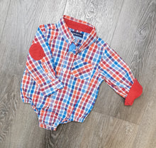 Load image into Gallery viewer, BABY BOY SIZE 6-12 MONTHS ANDY &amp; EVAN DRESS ONESIE - CLEARANCE - Faith and Love Thrift