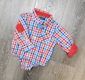 BABY BOY SIZE 6-12 MONTHS ANDY & EVAN DRESS ONESIE - CLEARANCE - Faith and Love Thrift