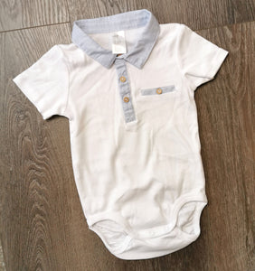 BABY BOY 9-12 MONTHS H&M CASUAL DRESS SHIRT EUC - Faith and Love Thrift
