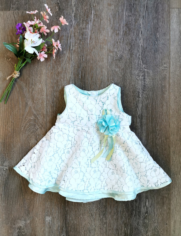 BABY GIRL 6 MONTHS NEWBERRY LACE DRESS EUC - Faith and Love Thrift